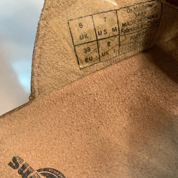 Y2K Dr. Martens Brown Leather Dune Fisherman Sandals Slides Size 8 - Picture 9 of 9